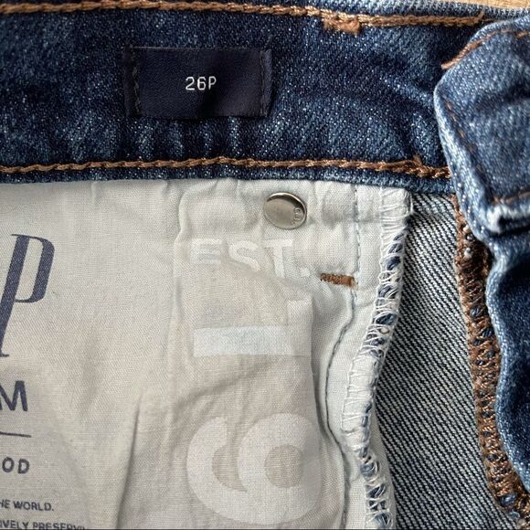 GAP Folded Hem Denim Shorts Sz 26P - Picture 13 of 15